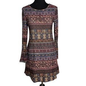 Xhilaration Tunic Knit Top Medium Boho Western